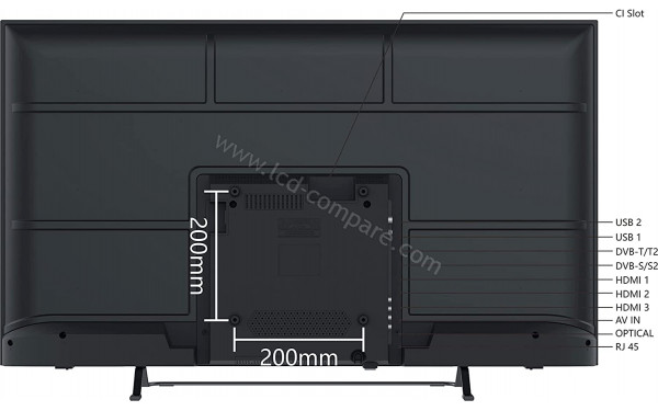 SMART-TECH 40FA20V3 - Vue de l'arri&egrave;re