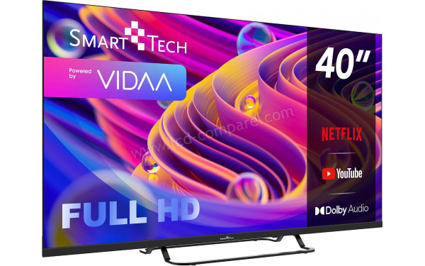 SMART-TECH 40FV02V - Vue 3/4 gauche