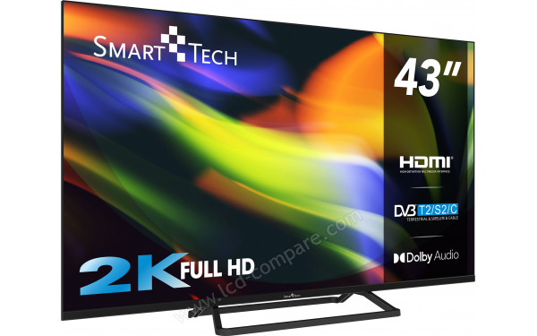 SMART-TECH 43FN01V3 - Vue 3/4 gauche