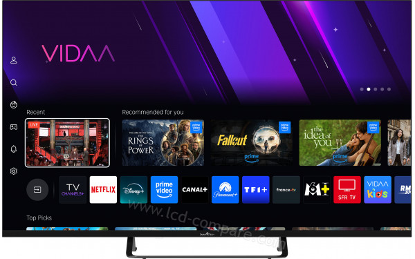 SMART-TECH 43QV02V - Vue de face