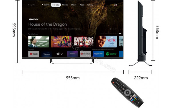 SMART-TECH 43UG10V3 - Multi-vues