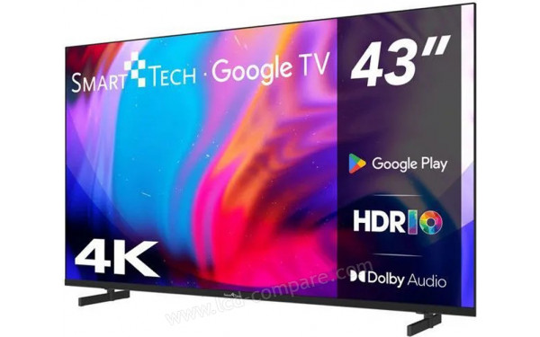 SMART-TECH 43UG16V - Vue 3/4 droite