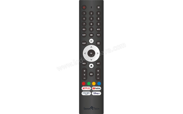 SMART-TECH 43UV01V - T&eacute;l&eacute;commande