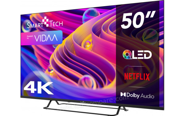 SMART-TECH 50QV01V - Vue 3/4 droite