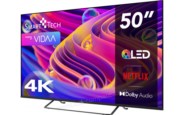 SMART-TECH 50QV02K - Vue 3/4 droite