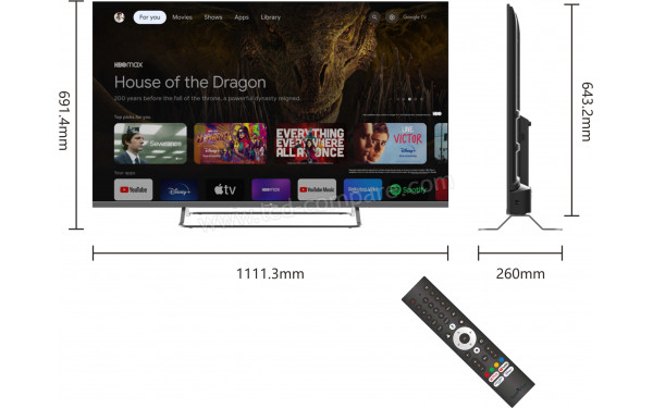 SMART-TECH 50UG02V - Multi-vues