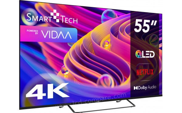SMART-TECH 55QV02K - Vue 3/4 gauche