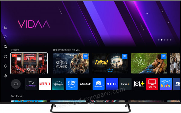 SMART-TECH 55QV02K - Vue de face