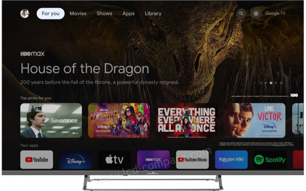 SMART-TECH 55UG02V - Vue de face