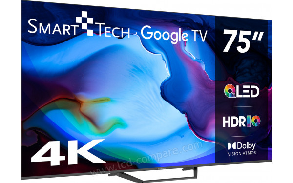 SMART-TECH 75QG06K - Vue 3/4 gauche