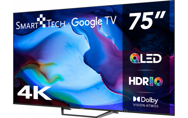 SMART-TECH 75QG06K - Vue 3/4 droite