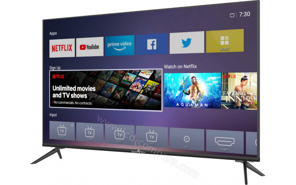 SMART-TECH SMT50F30UV2M1B1 - Vue 3/4 droite