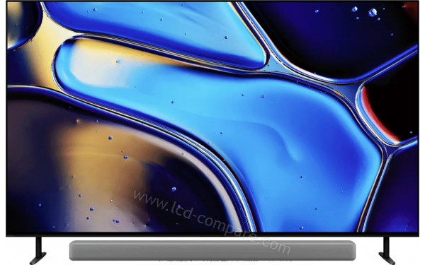 SONY K-65XR80P - Vue de face (barre de son optionnelle)