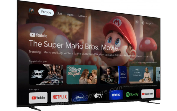 SONY K-75XR70 - Vue 3/4 gauche