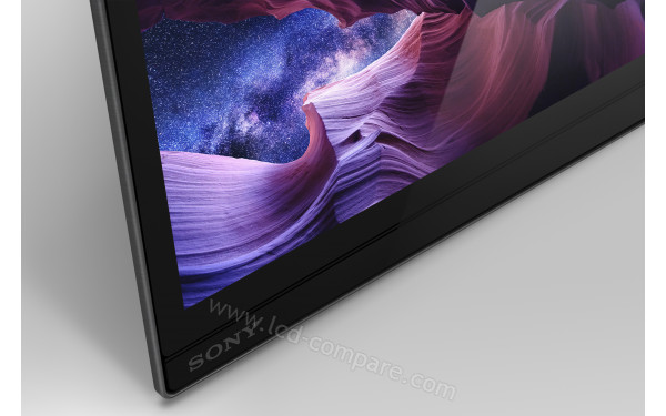 SONY KD-48A9 - Zoom sur le coin inf&eacute;rieur gauche