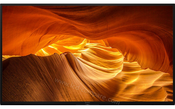 SONY KD-50X72K - Vue de face sans socles
