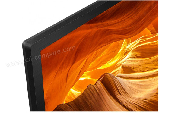 SONY KD-50X73K - Zoom sur le coin sup&eacute;rieur gauche