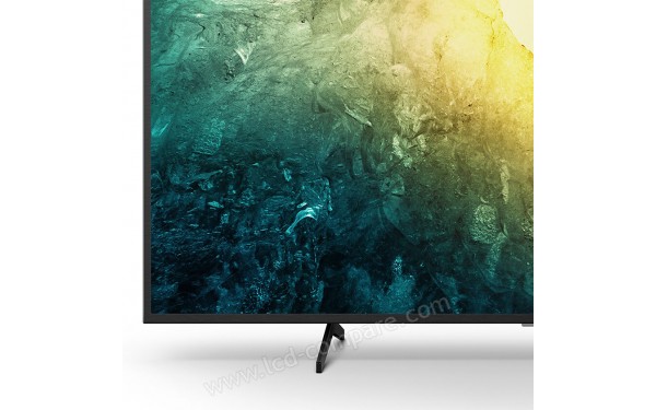 SONY KD-65X7055 - Zoom sur la partie basse gauche