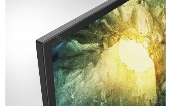 SONY KD-65X7056 - Zoom sur le coin sup&eacute;rieur gauche