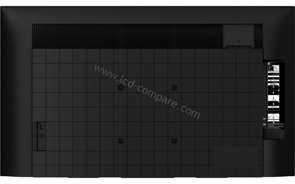 SONY KD-75X81J - Vue de l'arri&egrave;re