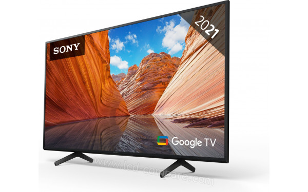SONY KD-75X81J - Vue 3/4 droite