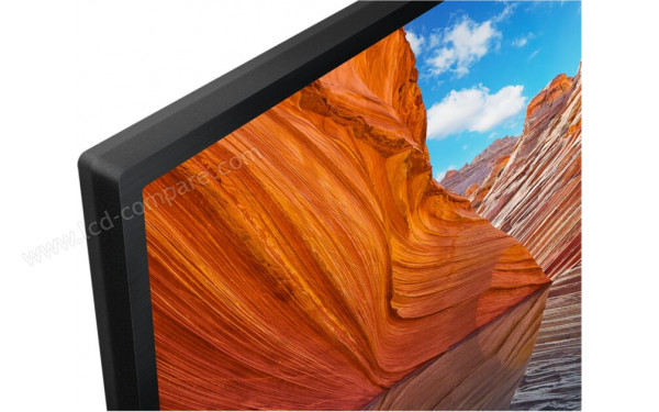 SONY KD-75X82J - Zoom sur le coin sup&eacute;rieur gauche