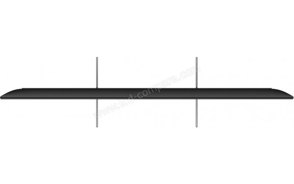 SONY KD-75X85K - Vue du dessus pieds rapproch&eacute;s