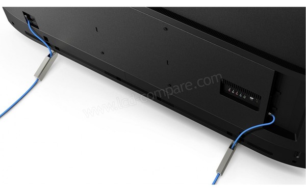 SONY KD-75XF8596 - Vue des passes c&acirc;bles
