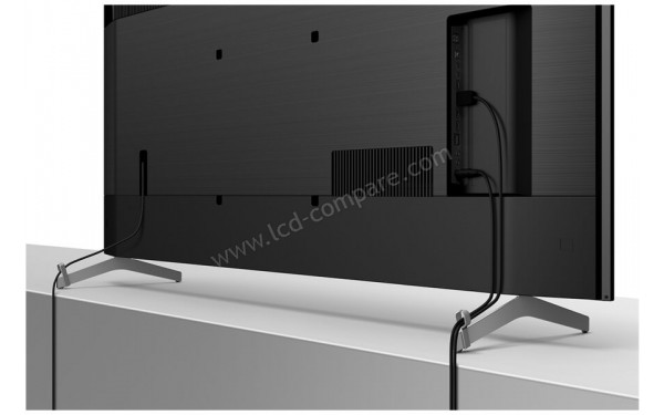 SONY KD-75XH9005 - Arri&egrave;re avec passes c&acirc;bles