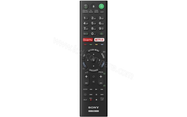 SONY KD-75ZD9 - T&eacute;l&eacute;commande