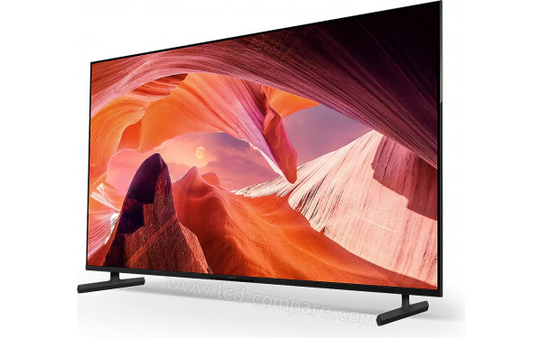 SONY KD-85X80L - Vue 3/4 droite