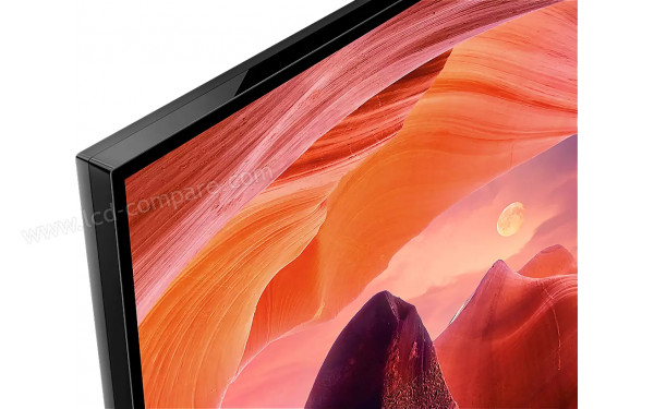 SONY KD-85X80L/P - Zoom sur le coin sup&eacute;rieur gauche