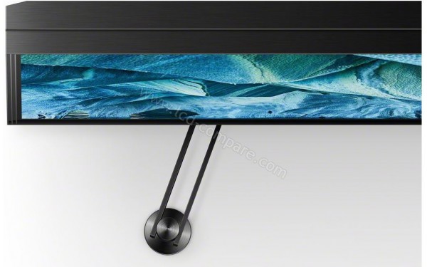 SONY KD-85ZG9 - Zoom sur la partie basse par le dessus