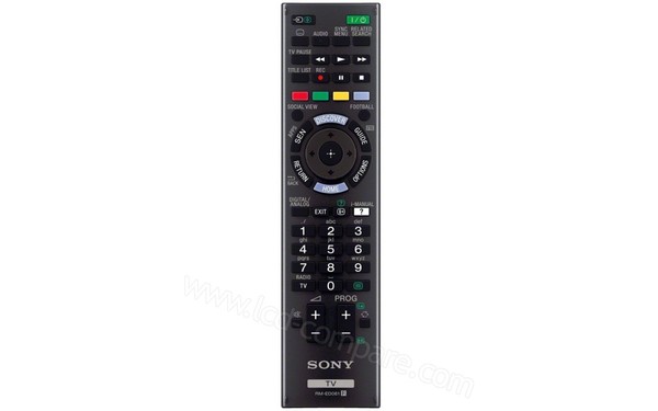 SONY KDL-32W705B - T&eacute;l&eacute;commande