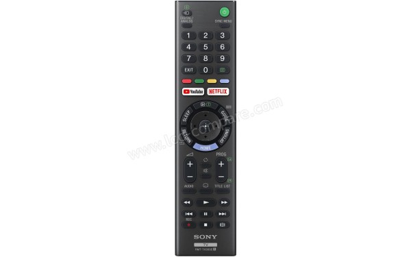 SONY KDL-43WG665 - T&eacute;l&eacute;commande