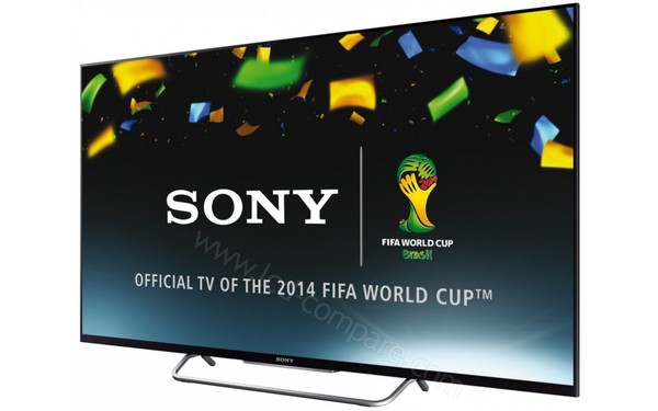 SONY KDL-50W828B - Vue 3/4 droite