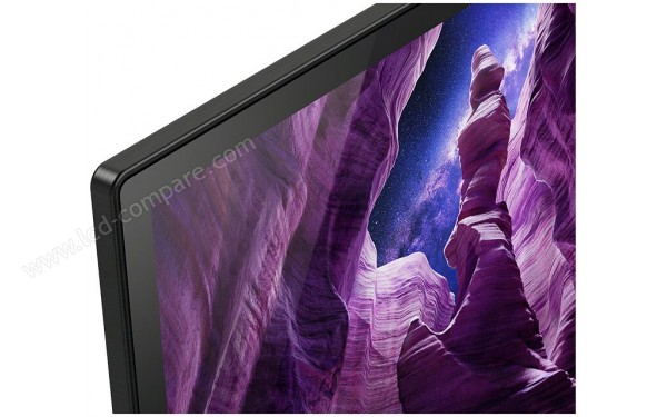 SONY KE-55A8 - Zoom sur le coin sup&eacute;rieur gauche