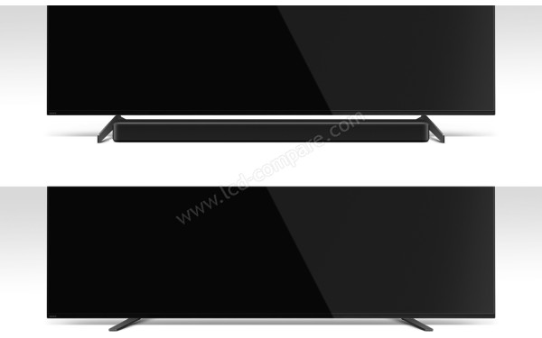 SONY KE-65A8 - Double installation possible des pieds (barre de son non-fournie)