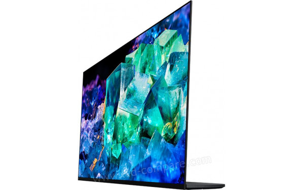 SONY XR-55A95K - Vue 3/4 droite TV vers l'arri&egrave;re