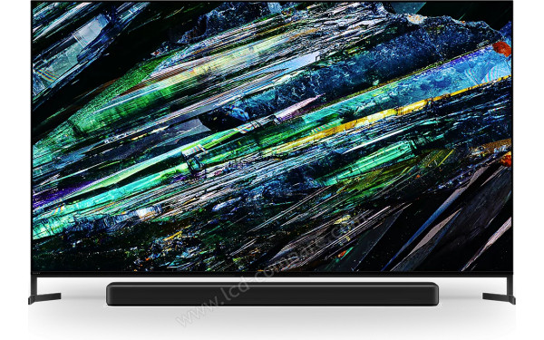 SONY XR-65A95L/P - Vue de face sur&eacute;lev&eacute; (barre de son non fournie)