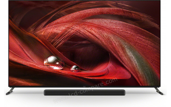 SONY XR-85X95J - Vue de face en position sur&eacute;lev&eacute;e (barre de son optionnelle)