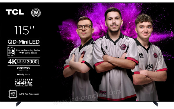 TCL 115C7K - Vue de face