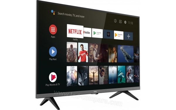TCL 32ES583 - Vue 3/4 gauche