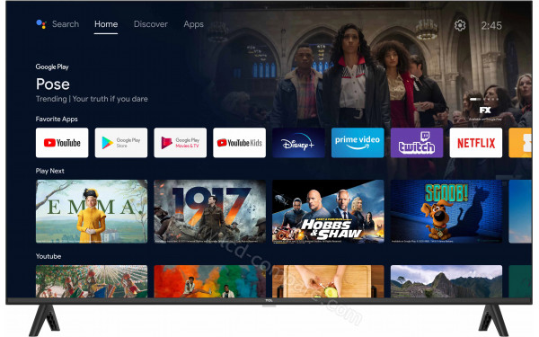 TCL 40S5400A - Vue de face