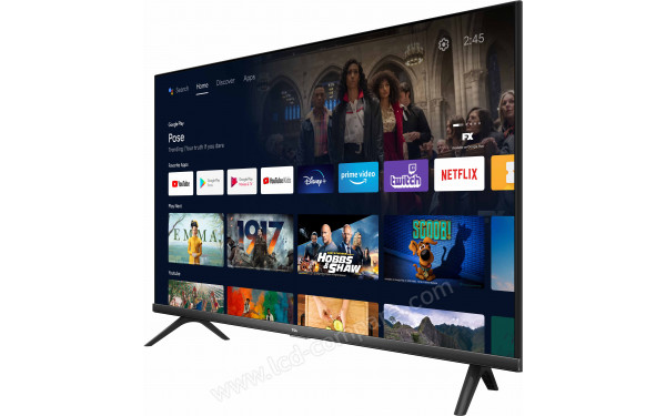 TCL 40S6200 - Vue 3/4 droite