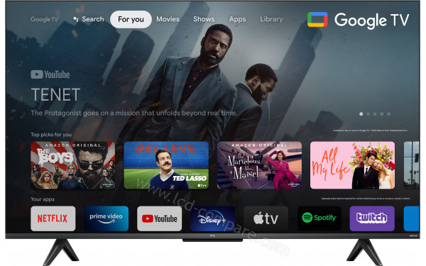 TCL 43C635 - Vue de face