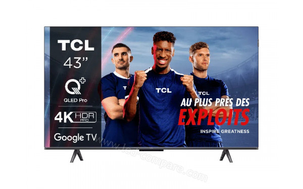 TCL 43C655 - Vue de face