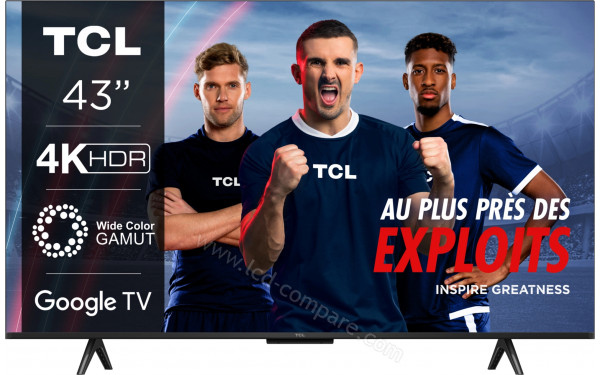 TCL 43P71B - Vue de face