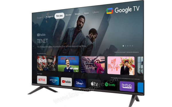 TCL 43P731 - Vue 3/4 droite