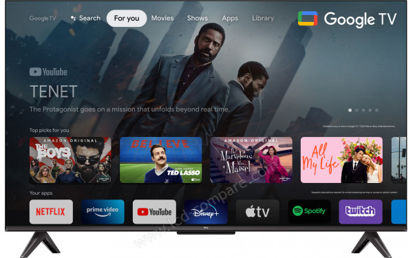TCL 43P830 - Vue de face